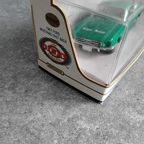 Boxed Matchbox DINKY Collection DY16 - 1967 FORD MUSTANG FAST BACK (grün) - Bild 2 von 6