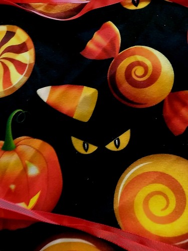 Halloween 36" Árbol Falda Colorida Calabazas y Caramelos Maíz y Ojos de Gato Deslumbrante Bonita - Imagen 4 de 4