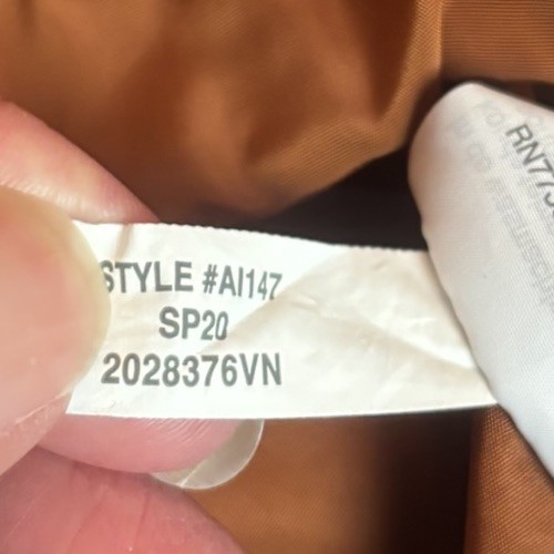 Impermeable empacable Madewell Raincheck en nuez moscada cálida AI147 talla XXS - Imagen 9 de 10