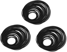 90 PCS Universal 26-120mm Mix Cassette Tape Machine Square Belt Black