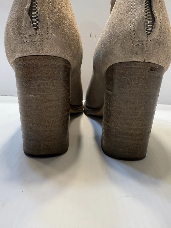 Rag & Bone Ashby Suede Ankle Boots Size 38 7.5 US Taupe/Stone Suede - Image 4 of 4