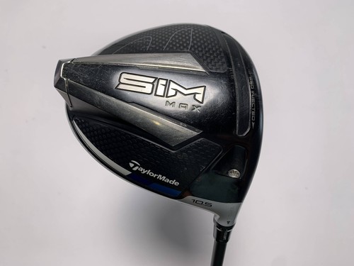 TaylorMade SIM MAX Driver 10.5* Fujikura Blue Green 5R Regular Graphite Mens RH