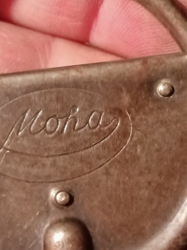 Antique Moha Turn Of The Century Combination Padlock Extremely Rare - Picture 13 of 16