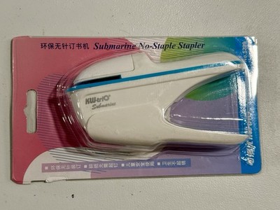 Submarine Stapleless Stapler, Environmental Protection Staple Free Stapler, 7...