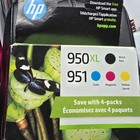 Genuine HP 950 951 Ink Cartridge 4-Pack