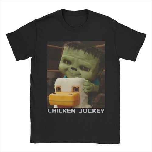 Chicken Jockey Steves Lava chicken T-shirt Minecraft The Nether