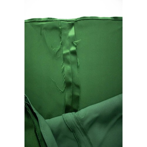 L'AGENCE Green Silk Cami Mini Dress Faux Wrap Asymmetrical Size 2 Cocktail Party - Picture 9 of 9