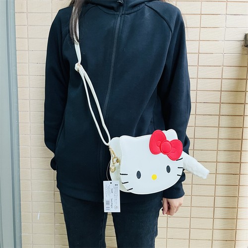 Bolso Bandolera Kuromi KT Kitty Cabeza Grande Lolita Niñas Bolsos de Hombro Bolsos de Mano - Imagen 13 de 16