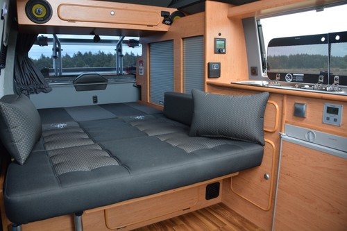 VW Bus T6.1 California DSG Wohnmobil Aufstelldach 10 km KLIMA KÜCHE Standheizung - Bild 19 von 24