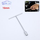 1Pc 16mm Metric T Handle Driver Deep Drawn Hex Socket Wrench For Car Motorcycle