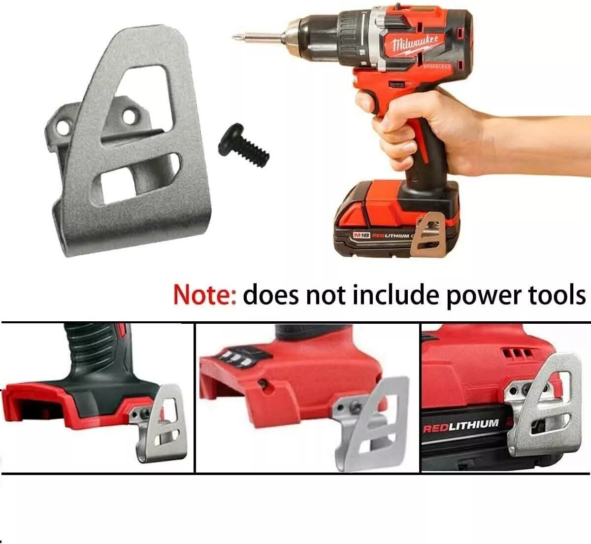 Milwaukee impact driver belt clip clearance