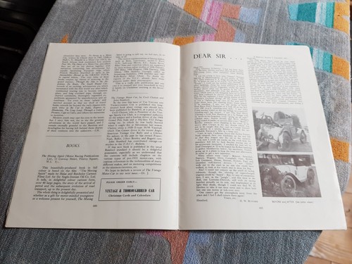 The Vintage And Thoroughbred Car Magazine November 1954 VGC Mercedes Type 300 - Picture 10 of 11