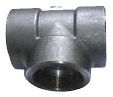 3/4" 3000# Socket-Weld Tee ASTM A105 Forged Steel Pipe Fitting <FS030522