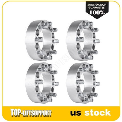 4x 2 inch 8x6.5 Wheel Spacers 9/16" Studs For Dodge Ram 2500 3500 Ford F250 F350 - Picture 1 of 6