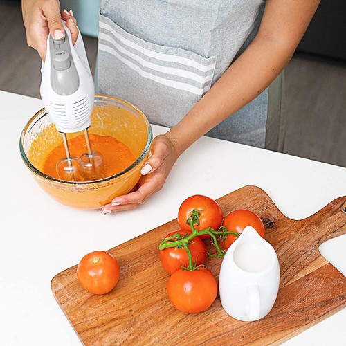 OVENTE 5-Speed Electric Hand Mixer with Stainless Steel Mixing Whisk, - Picture 7 of 15