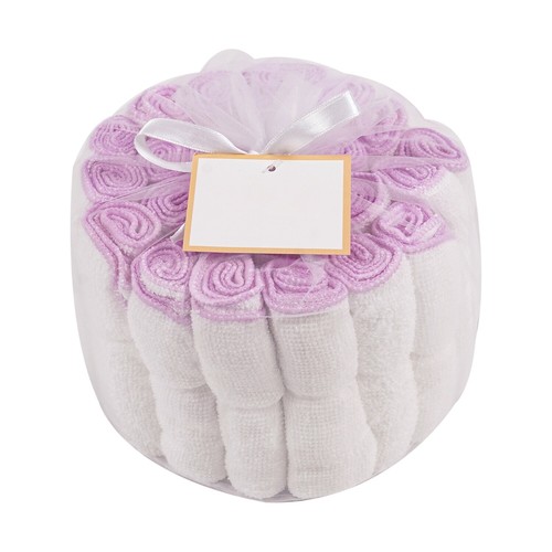 Baby Washcloths 100% Cotton Bath Cloth Soft Newborn Face Wipes 10 x 10", 24 Pack - Picture 12 of 29