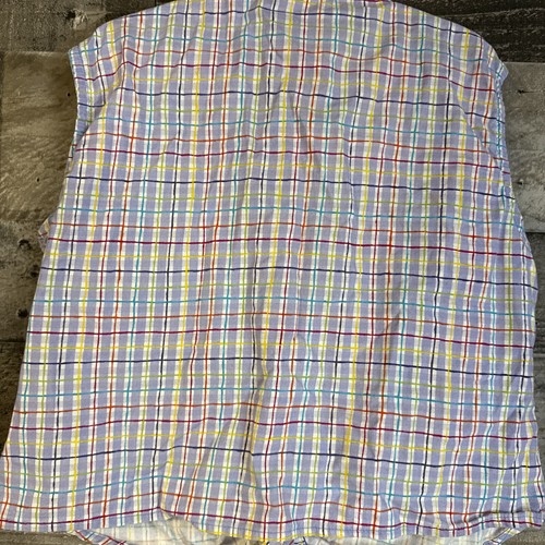Vintage Corner Stone Girls Clothes SZ 14-16 Plaid Sleeveless Top Embroidered Y2K - Picture 9 of 13