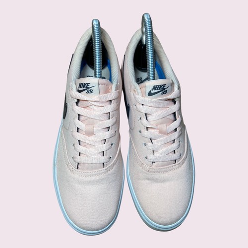 Scarpe da skateboard Nike SB Check Solarsoft da donna 5,5 sneakers rosa corallo - Foto 9 di 11