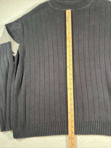 Chaps Ralph Lauren black and gray Mens sweater size XXL - Picture 2 of 9