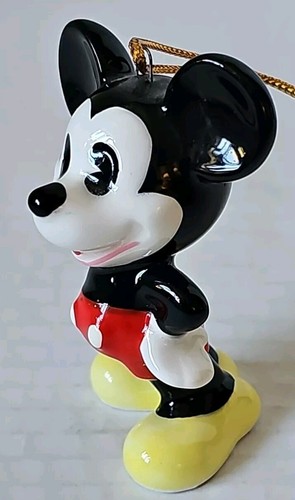 Vintage Disney Japan Mickey Mouse Porcelain Ornament EUC - 第 2/8 張圖片
