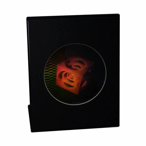3D Würfel innerhalb Würfel Hologramm Bild SCHREIBTISCHSTÄNDER, Sammlerstück geprägt Typ - Bild 2 von 7