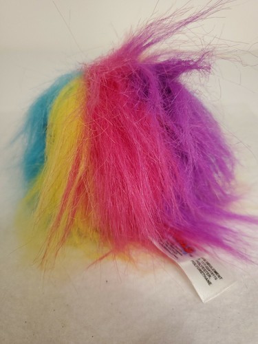 SQUEEZAMALS SERIES 2 Rainbow FLUFFY FUR BALL Monster Pink Blue Purple Yellow - Picture 4 of 8