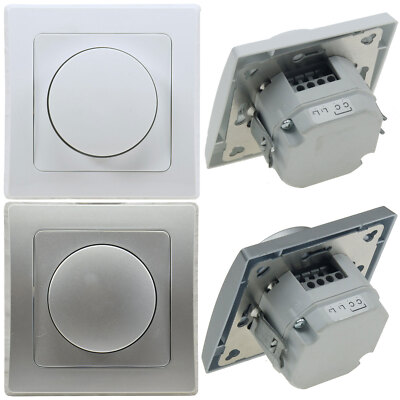 Led Dimmer von DELPHI 230V 3 bis 60 W 2-Draht Technik Unterputz UP inkl. Rahmen