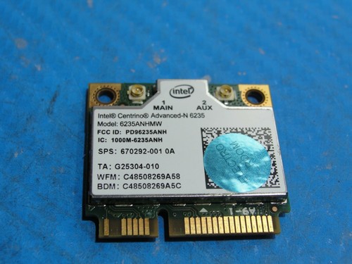 Samsung 15.6" NP700Z5C-S02UB OEM Wireless WiFi Card 6235ANHMW - Picture 1 of 2