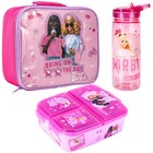 Barbie Kids Lunch Box Set – Lunch Bag, Lunch Box and 580ml Water Bottle