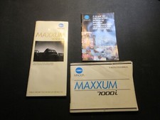 Minolta 7000i manual operators booklets guide instructions