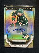 23-24 UD Black Diamond Hockey Auto BDB-BO Matt Boldy /25