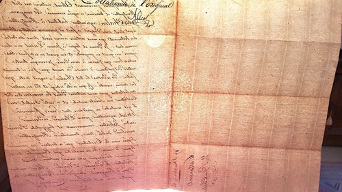 MONTPELLIER.Acte de 1814: Testament de Mr Jean CHALON (17 Fructidor An 12) - Imagen 4 de 4