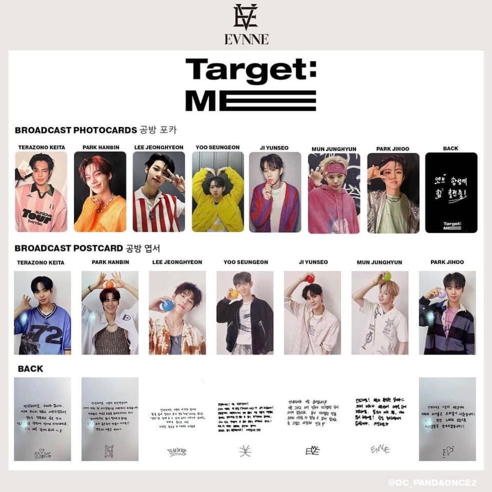 EVNNE Target:ME サノク トレカ パクハンビン