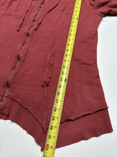 Soft Surroundings hoodie cardigan Jacket Women full zipper￼ handkerchief hem 1X￼ - Bild 4 von 8