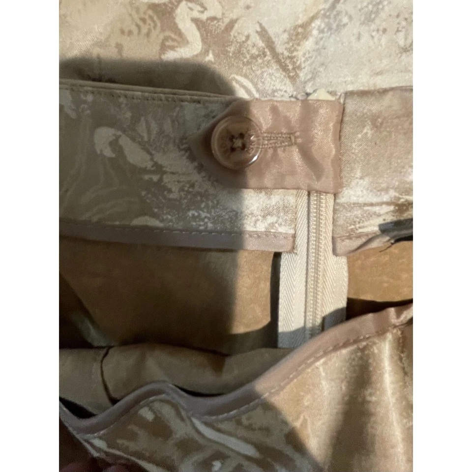 Calça capri estampada bronzeada Yansi Fugel tamanho 14 - Imagem 4 de 4