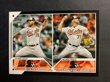 Vespi/Gillaspie 2023 Topps Update Series Rookie Combos Black Parallel /72 #US322