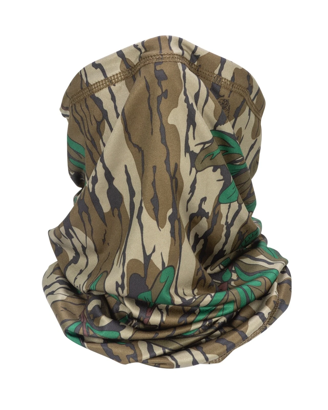 North Mountain Gear Mossy Oak Greenleaf Neck Gater Face Mask