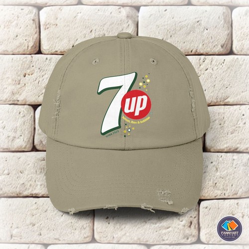 7up Logo Unisex Distressed Cap - Bild 11 von 25