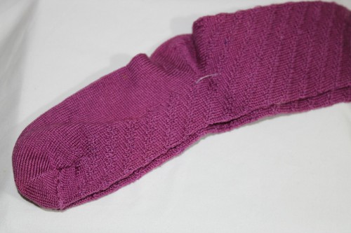 New Lerner Trouser Socks Cotton Blend Magenta Pink Womens Size 9-11 - Picture 7 of 8