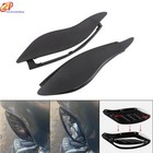 Motorcycle Black Windshield Side Air Deflector For Harley Electra Street Glide