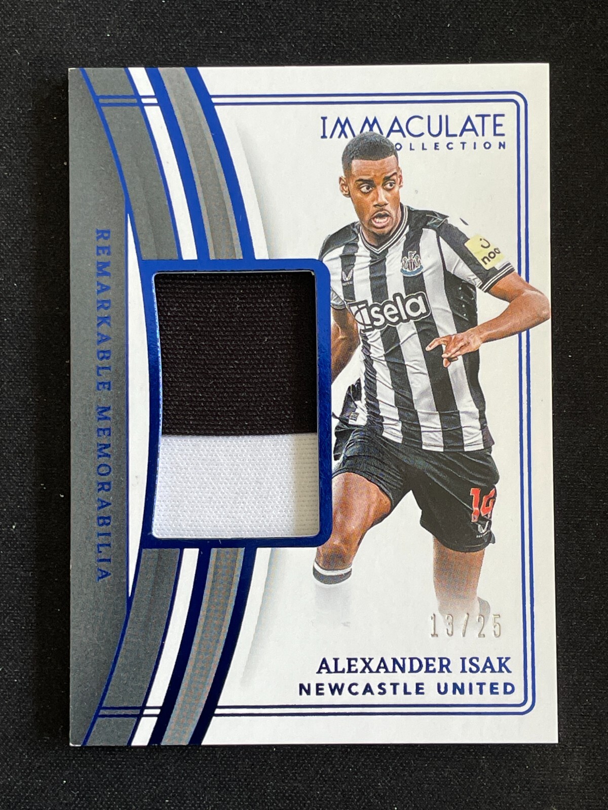Alexander Isak 2023-24 Panini Immaculate Collection Remarkable Patch /25 #RM-AI