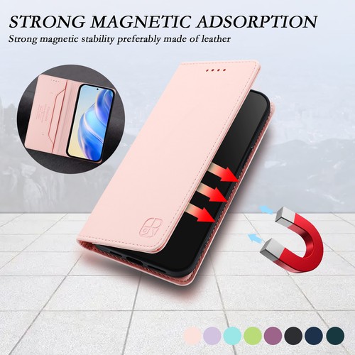 Para Moto G Power/Stylus 5G 2025 Cuero PU Magnético Abatible Soporte Billetera Estuche para Tarjetas - Imagen 43 de 70