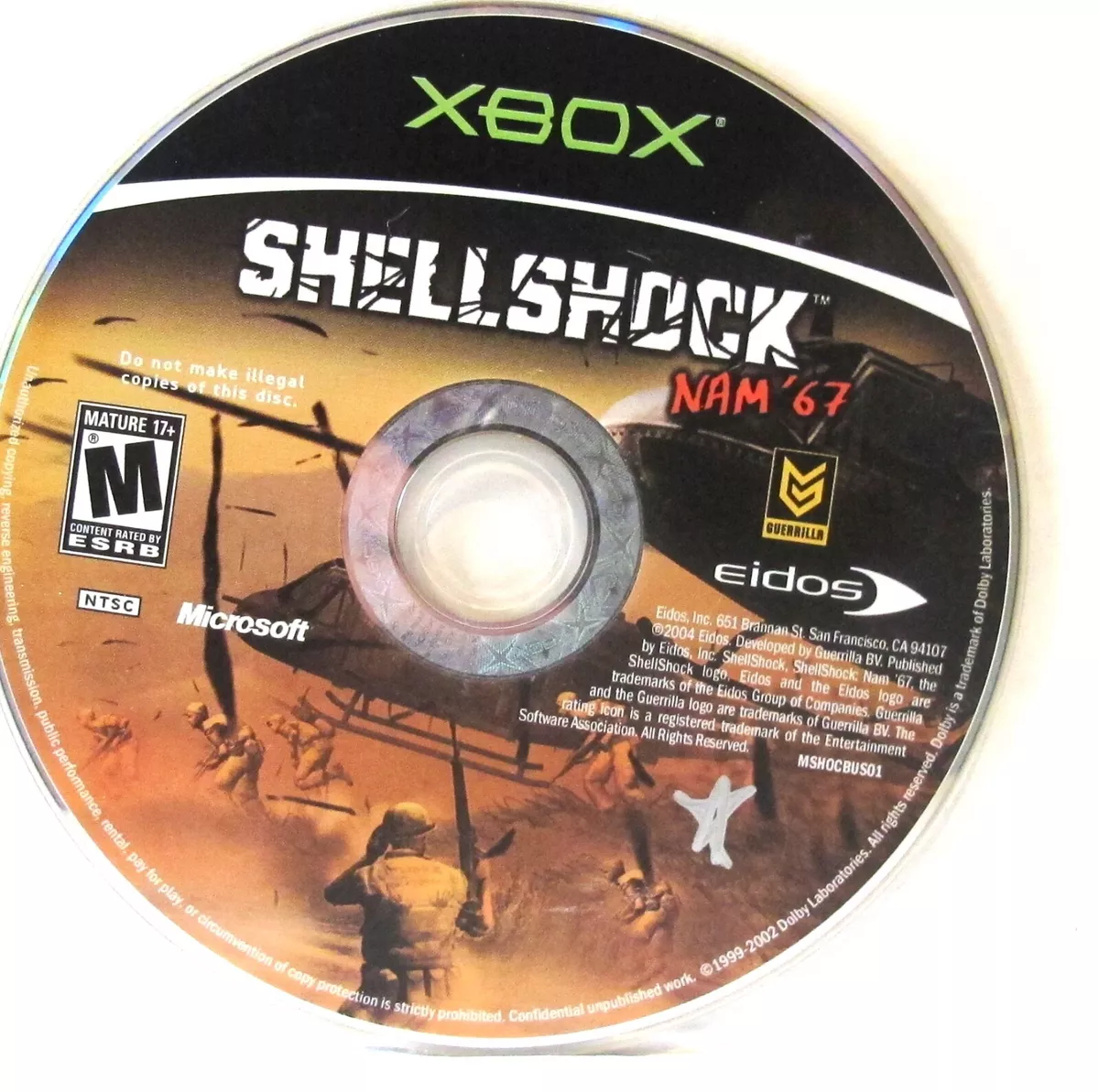 ShellShock: Nam '67 - Xbox - CD 