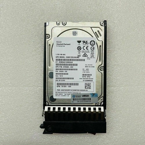 HPE 787648-001 J9F48A MSA 1.2TB 10K 12G 2.5 SAS DUAL PORT HDD HARD DRIVE US - Picture 5 of 6