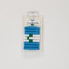 Guatemala Flag Car Mirror Danglers/Necklace . Mini Beaded Flag 2.5" x 3". 