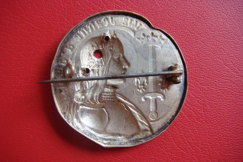Antigua insignia religiosa de plata de JEANA DE ARCO/JOAN DE ARC firmada por A. Bargas - Imagen 24 de 24