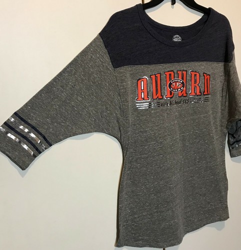 Nueva NCAA Mujer Mangas 1/2 Camisa Colegio Damas Camiseta Color Gris - Elige 1 - Imagen 5 de 33