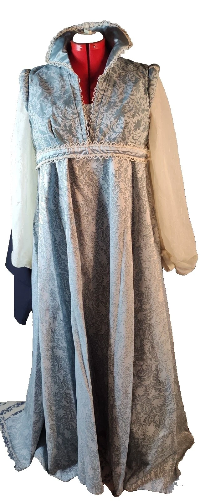 Vestido de tela Handmade disfraces para mujeres