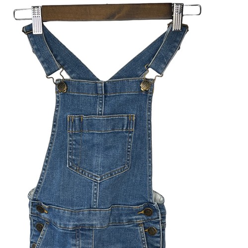 J Crew Crew Cuts Ready Imagined Stretch Denim Jumper Overall Girls Size 7 - Picture 2 of 8