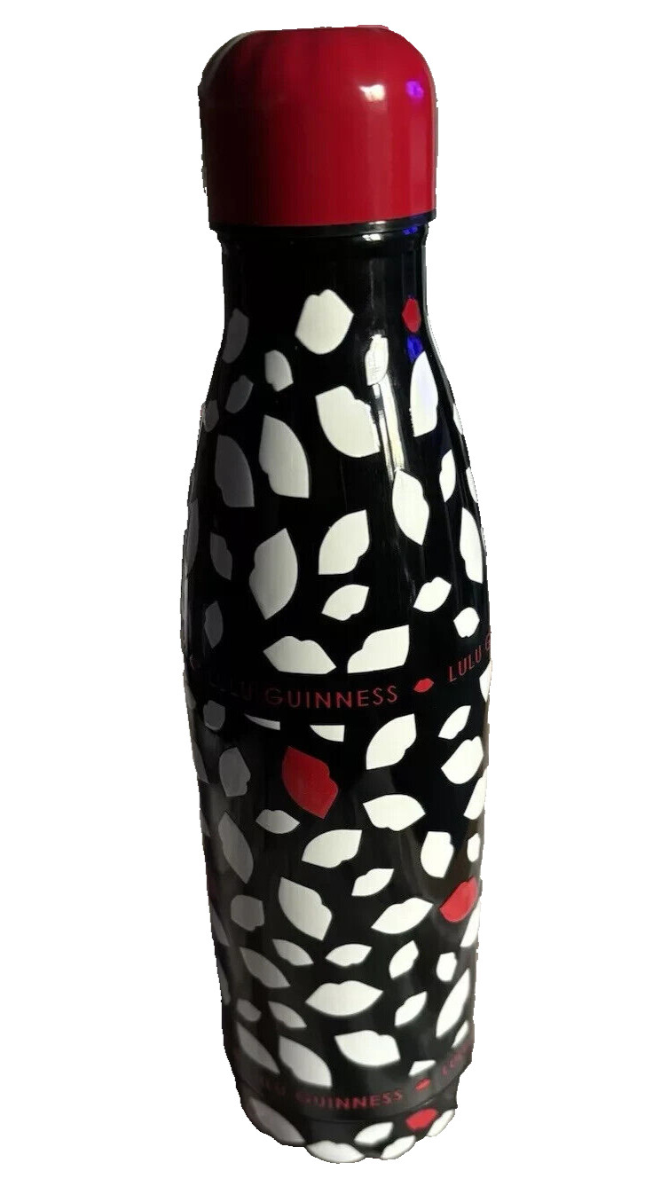 Waitrose LULU GUINNESS ~ METAL ~ WATER BOTTLE  ~ LIMITED EDITION ~ A MUST !!!